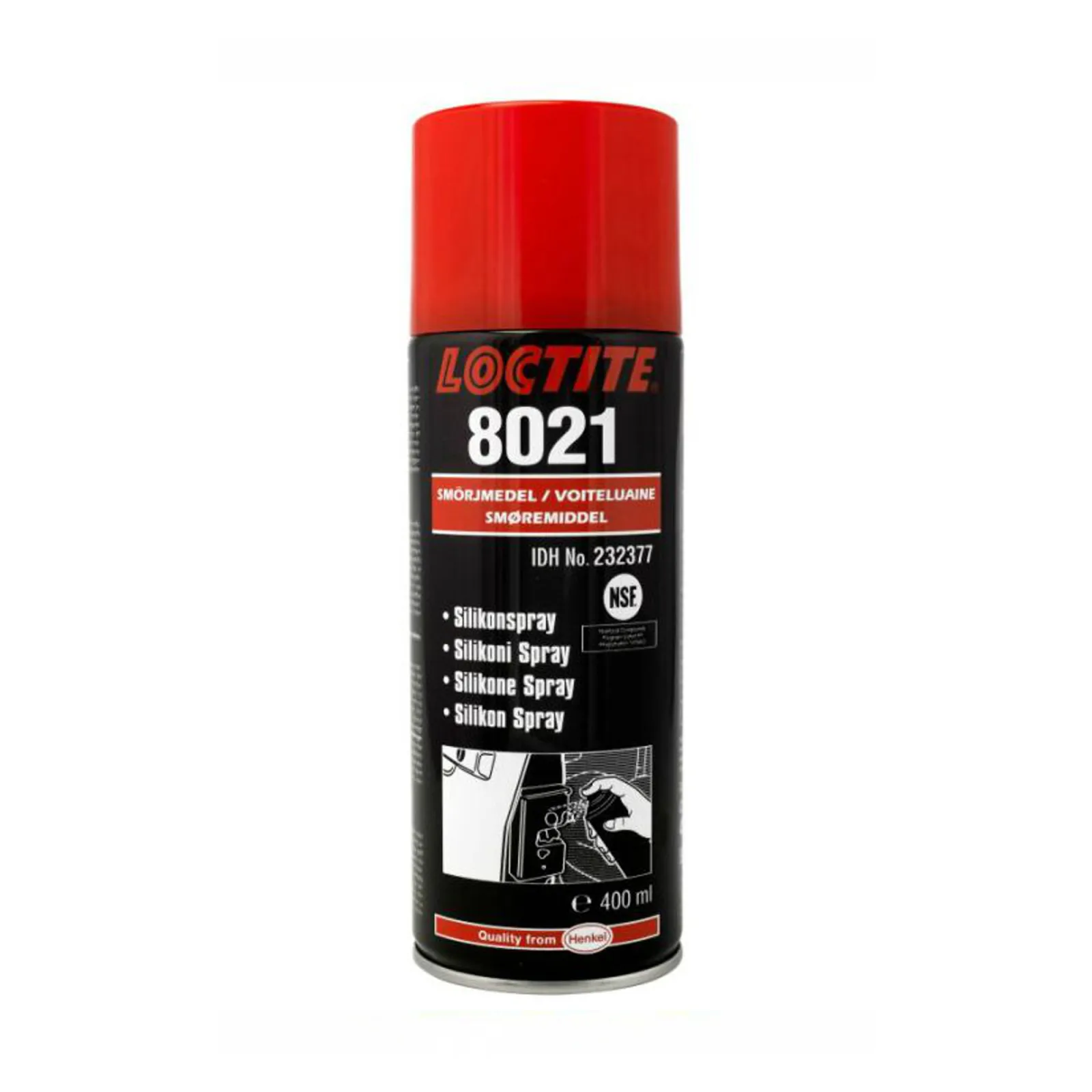 Силиконовая смазка Loctite 8021 (в форме спрея)