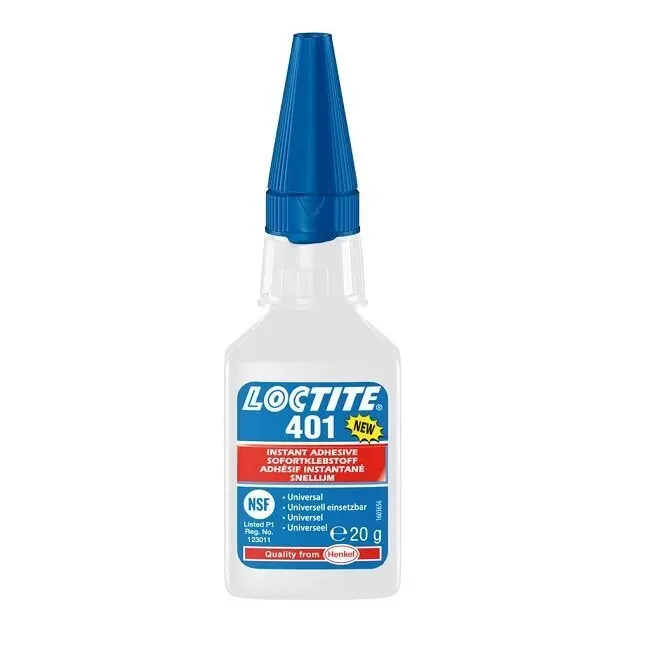 Loctite 401: клей цианоакрилатный общего назначения Loctite 401: клей цианоакрилатный общего назначения